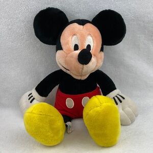 VTG Disneyland Resorts Mickey Mouse Plush Stuffed Animal Toy 17”